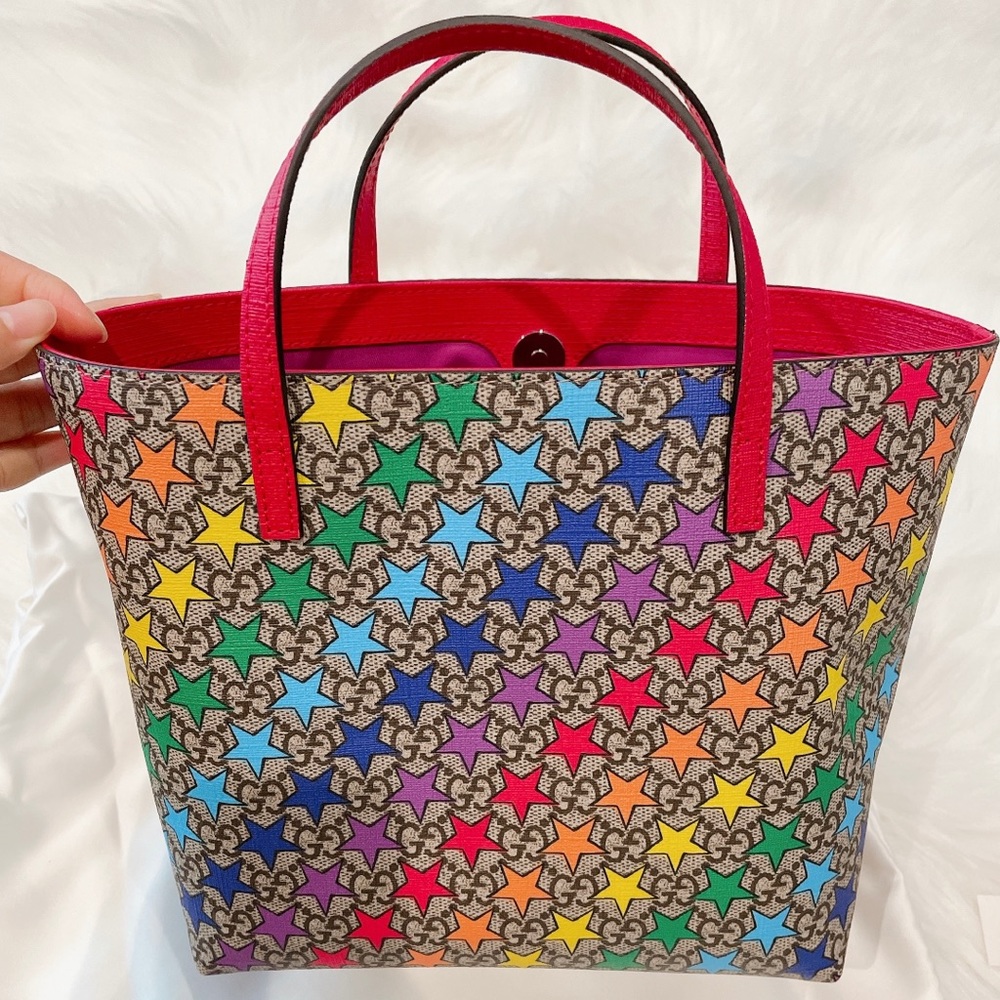Gucci Kid’s rainbow star tote